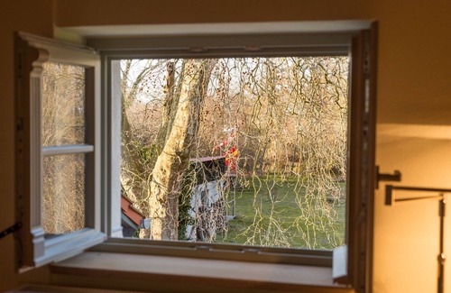 Ribnitz-Damgarten Apartment | Vacation apartment 5 "Deer in the evening light" in the Dechowshof manor house