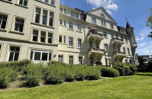 Bad Rothenfelde Apartment | Vacation apartment with balcony overlooking the spa gardens of Bad Rothenfelde