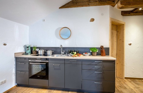 Marquartstein Apartment | Vacation apartment Kirschbaum 75 m², 1-4 persons, 2 bedrooms, eat-in kitchen, shower/WC, WLAN