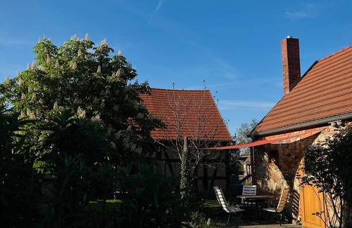 Neupetershain Nord Apartment | Vacation apartment Schwalbennest - Ferienhof Welz
