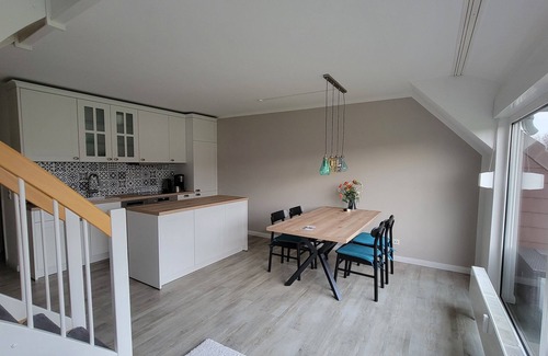 Buschvitz Apartment | Vacation apartment 51 - Idyllic living on two floors at Boddenhof Stedar