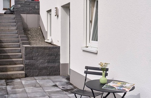 Mehren Apartment | Vacation apartment Buks - apartment, bathroom, WC, 1 bedroom