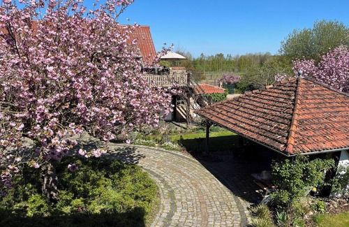 Beelitz Apartment | Vacation apartment "Camillo" in the asparagus village Schäpe with large southwest terrace