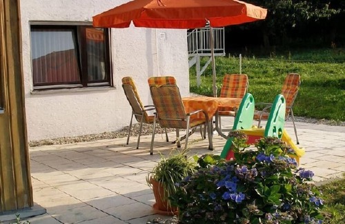 Gleissenberg Apartment | Vacation apartment with terrace and mountain view of the Hoher Bogen