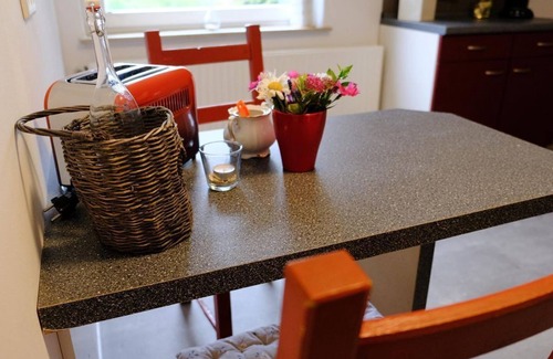 Wiefelstede Apartment | Vacation apartment "Haus Olekamp" - apartment/flat, shower, WC