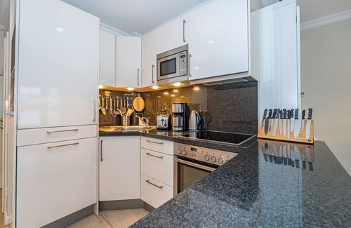 Westerland Apartment | Vacation apartment for up to 4 people with terrace and sauna.