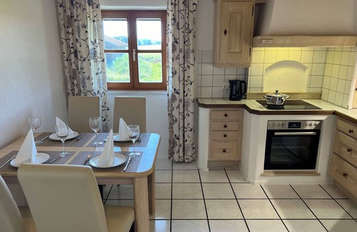Waging am See Apartment | Vacation apartment for up to 4 people, 90 sqm, 2 bedrooms with balcony