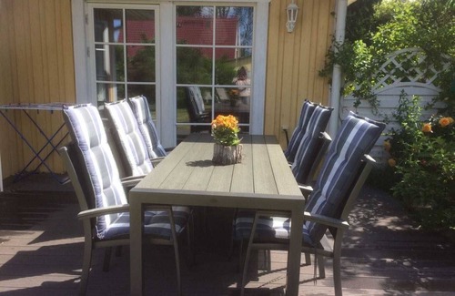 Polchow Apartment | Vacation apartment garden - Breakfast in the morning sun - Ferienwohnungen Polchow -