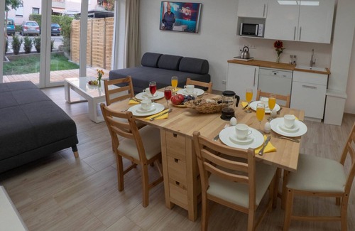 Sanderau Apartment | Vacation apartment in Würzburg city with terrace incl. parking spaces in front of the door