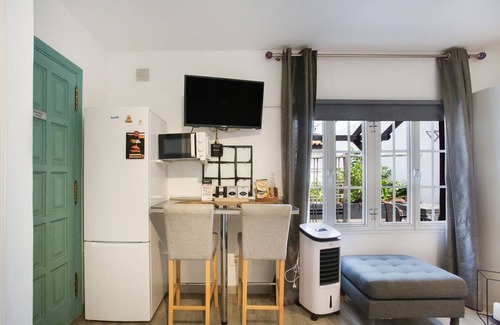 San Cristobal de La Laguna Apartment | Vacation Apartment 'Loft La Laguna' with Shared Terrace, Shared Garden and Wi-Fi