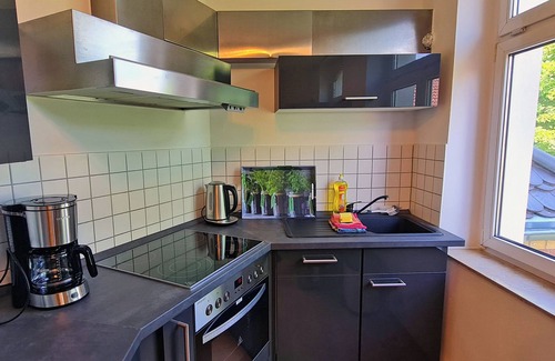 Dolitz Apartment | Vacation apartment Torhaus, modern and cozy furnished apartment in the countryside