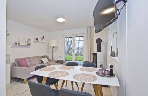 Lietzow Apartment | Vacation apartment with terrace, fireplace, sauna - Ferienresidenz Zwei Bodden FeWo 2-6 -