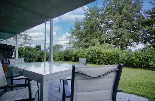 Lietzow Apartment | Vacation apartment with terrace, fireplace, sauna - Ferienresidenz Zwei Bodden FeWo 2-6 -