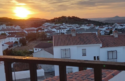 Higuera de la Sierra House | Vacation Home "El Mirador" with Mountain View & Balcony