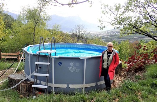 Saint-Andre-d'Embrun House | Vacation home "Embrun 7 Pièces, 12 couchages" with mountain and lake views, private pool