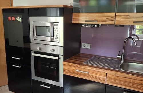 Laufen House | Vacation home 86 sqm, 2 bedrooms, living room with sofa bed, terrace and garden