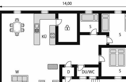 Askvoll House | Vacation home Breidablikk (FJS561) in Stongfjorden - 5 persons, 3 bedrooms
