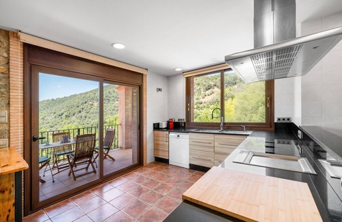 Amer Villa | Vacation Home 'Can Xera' with Mountain View, Private Pool, Terraces, A/C & Wi-Fi