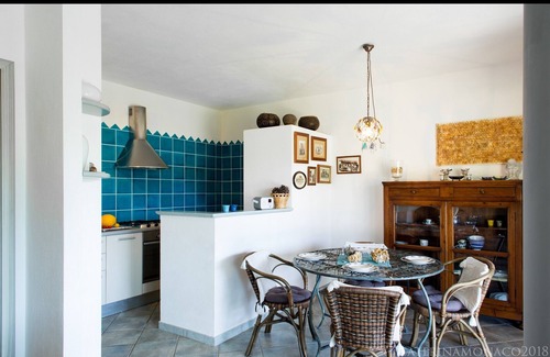 San Pantaleo House | Vacation Home "Casa magnolia San Pantaleo" with A/C, Garden & Terrace; Parking Available