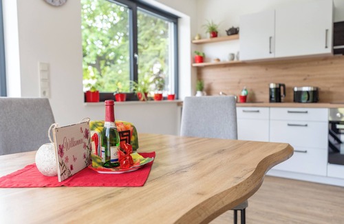 Sangerhausen House | Vacation home in the center: terrace, quiet, green, pet-friendly, handicapped accessible