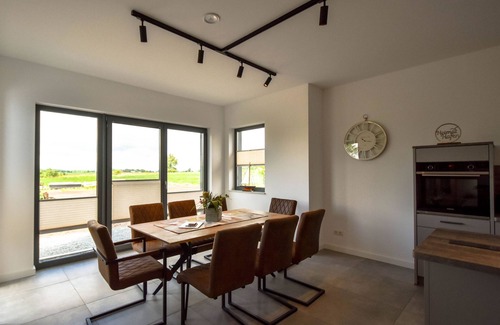 Dreschvitz House | Vacation home Kranichblick with sauna, gas fireplace and house ventilation