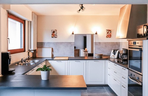 Anould Villa | Vacation home (up to 15 pers.), sauna, 7 rooms, 6 bathrooms, dogs allowed, garage