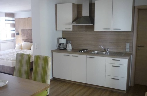 Obernzell Apartment | Vacation home with double bed, bunk bed and balcony