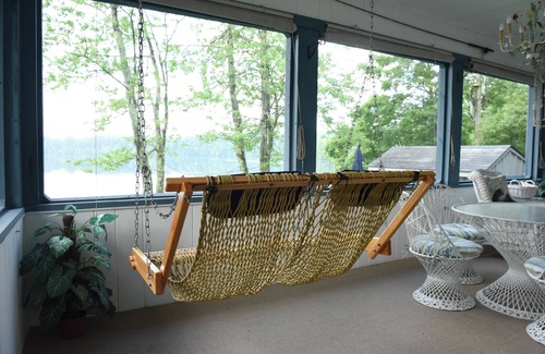 Lenox Dale Cottage | Vacation or work away from home! Private Beach Lakefront Cottage in Lenox MA