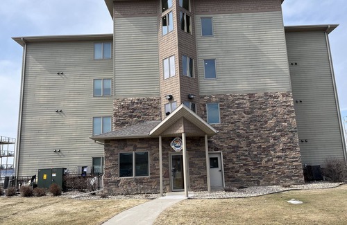 Arnolds Park Condo | Vacation Ready Condo - Great Views of East Lake Okoboji & Overlooks Newport Pool