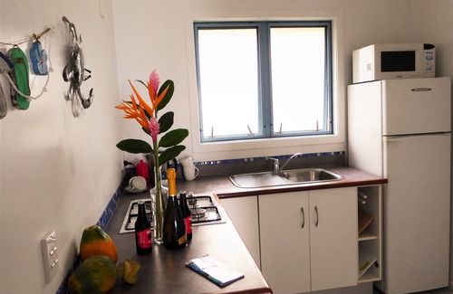 Tapere of Vaimaanga Villa | Vaka Tai - So Popular as 'on the beach' as you can get with Air Con & Free WIFI!