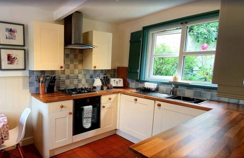 Prestatyn Cottage | Vale View Cottages-The Coach House. Log Burner, Garden, Near beach & town, Pets