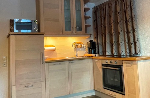 Grashof Apartment | Vallis 72 sqm, terrace, kitchenette, 2 bedrooms, living room, max 4 persons