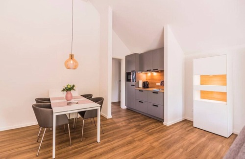 Nordhorn Apartment | Vechte-Loft 3 rooms, new building with balcony, WLAN & PP