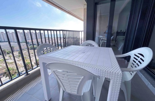 La Malva-rosa Apartment | Veramar Beach apartment, with terrace and parking, in front of the beach