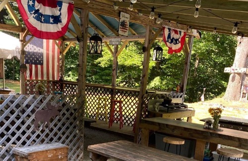 Townshend Cabin | Vermont Cabin Getaway on the West River. Perfect for a couple or family camping