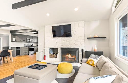 Winhall Ski Chalet | Vermont Escape near Stratton with Hot Tub, Game Room, Fireplace & Pond Views