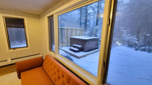 Winhall Ski Chalet | Vermont Escape near Stratton with Hot Tub, Game Room, Fireplace & Pond Views