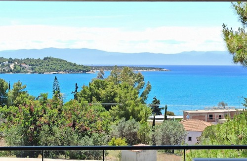 Kilada House | Ververonda penthouse with amazing sunset & sea view