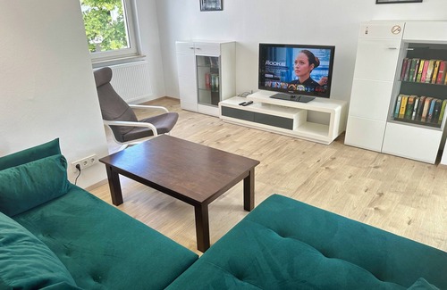 Biebesheim am Rhein Apartment | Very large apartment on two floors, fully equipped, with lounge/living room