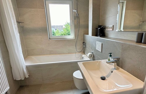 Biebesheim am Rhein Apartment | Very large apartment on two floors, fully equipped, with lounge/living room