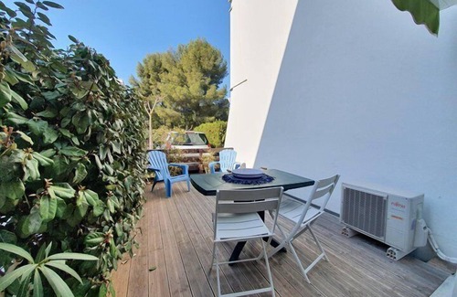 La Petite Motte Apartment | VERY NICE STUDIO WITH GARDEN CLOSE TO LA GRANDE MOTTE TOWN CENTER