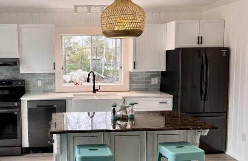 Chance Harbour House | Very private home on three acres, 5 minute walk to beautiful sandy beach.