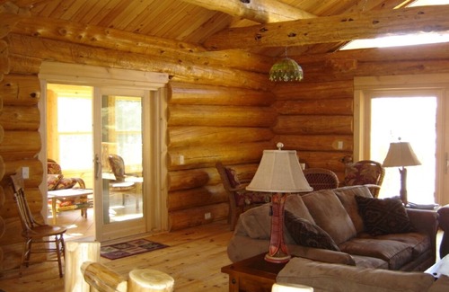 Marcell Cabin | Very Private log lodge on Minnesota’s clearest lake inc. Kayak rowboat & canoe