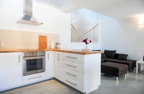 Dettenschwang Apartment | Very spacious 130m² "Ferientenne" with its own log cabin sauna + wellness shower