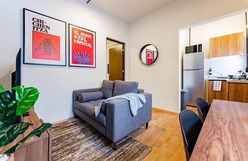 Miguel Hidalgo Apartment | VH | Apt cerca de Polanco | gymandwifi | 424