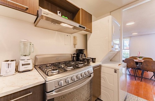 Hipodromo Apartment | VH | Condesa Best Location. 2 bedrooms. balcony |5