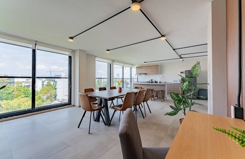 Hipodromo Apartment | VH | PH Condesa | 3 Hab | Gym + Balcón | 295