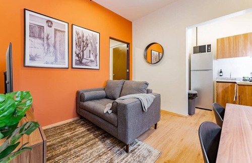 Miguel Hidalgo Apartment | VH | Single Apt cerca de Polanco |gym and wifi | 413