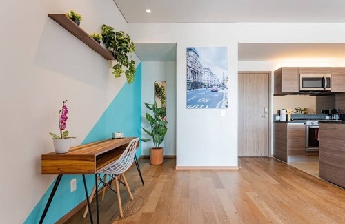 Coyoacan Apartment | VH | Zona de hospitales | 2 rec+gym+wifi | 28