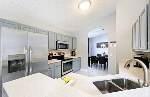 Kissimmee House | Vibrant resort home with south facing pool, hot tub and games room!